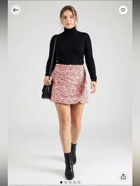 Sandro tweed mini skirt